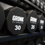 Gronk Fitness 10 Sided Urethane Dumbbells (5lb-75lb) - Discontinued