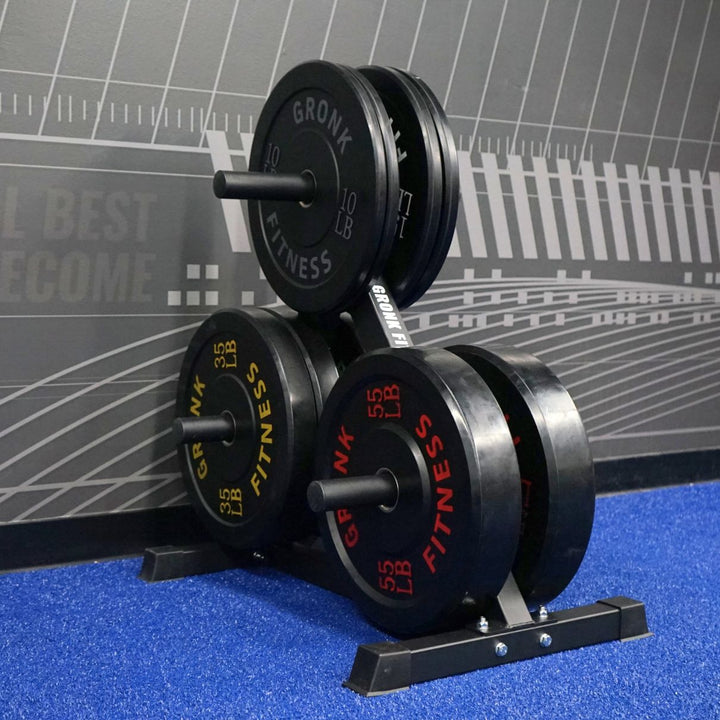 Gronk Fitness Compact A Frame Weight Tree Gronk Fitness Products Dumbell racks, power block stand, plate and bar storage, kettlebell racks, ball racks 3_720x_eba37407-54c9-4f06-94a3-08de6f9238e1