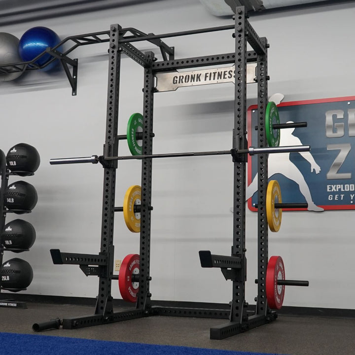 Gronk GridIron Series - Half Rack w/ Dip/Landmine Attachments Gronk Fitness Products Racks, Smith; Athletic (HDT) 4_720x_5c81bc93-9da5-4323-a1f2-7d91ad79b137