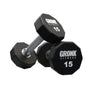 Gronk Fitness 10 Sided Urethane Dumbbells (5lb-75lb) - Discontinued