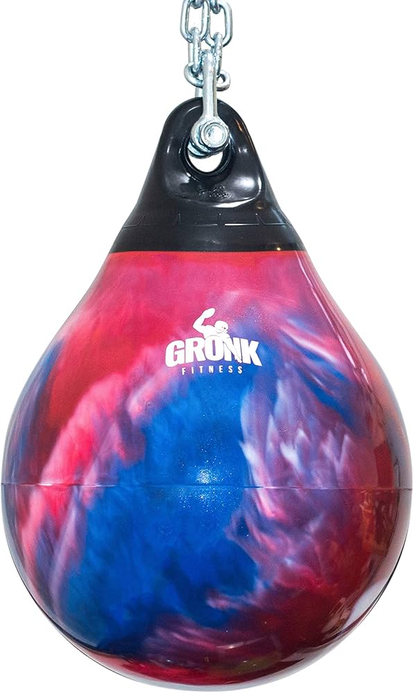 AQUA BAG GRONK 15" 75LB. RED,WHITE,BLUE - Final Stock Gronk Fitness Products MMA/Boxing; heavy bags, gloves, and wraps 81tcplB2MkL._AC_UF1000_1000_QL80