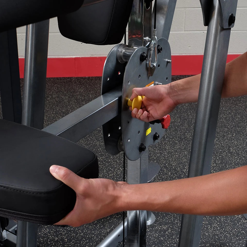 Body Solid FCD-STK Pro Select Weight Assist Chin-Up Dip, 310lb Body Solid Selectorized, single stack, assembly required DSCF7964__28280.1735662094_46e6f0e1-082d-4c46-b383-913a55df4b45