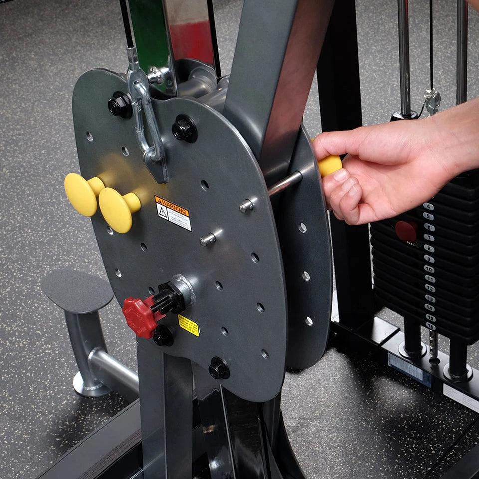 Body Solid FCD-STK Pro Select Weight Assist Chin-Up Dip Body Solid Home Gym, Small; Single stack or a-frame double stack (functional trainer). 5 functions or less DSCF7970__97827.1735662094
