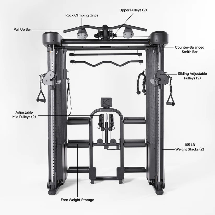 Inspire Series FT2 PRO Smith Functional Trainer Inspire Home Gym, labor intensive installation FT2-PRO_FEATURES_1200x1200_1_hkl6na_23b35154-d0ef-4050-bbc4-033df93e31b7