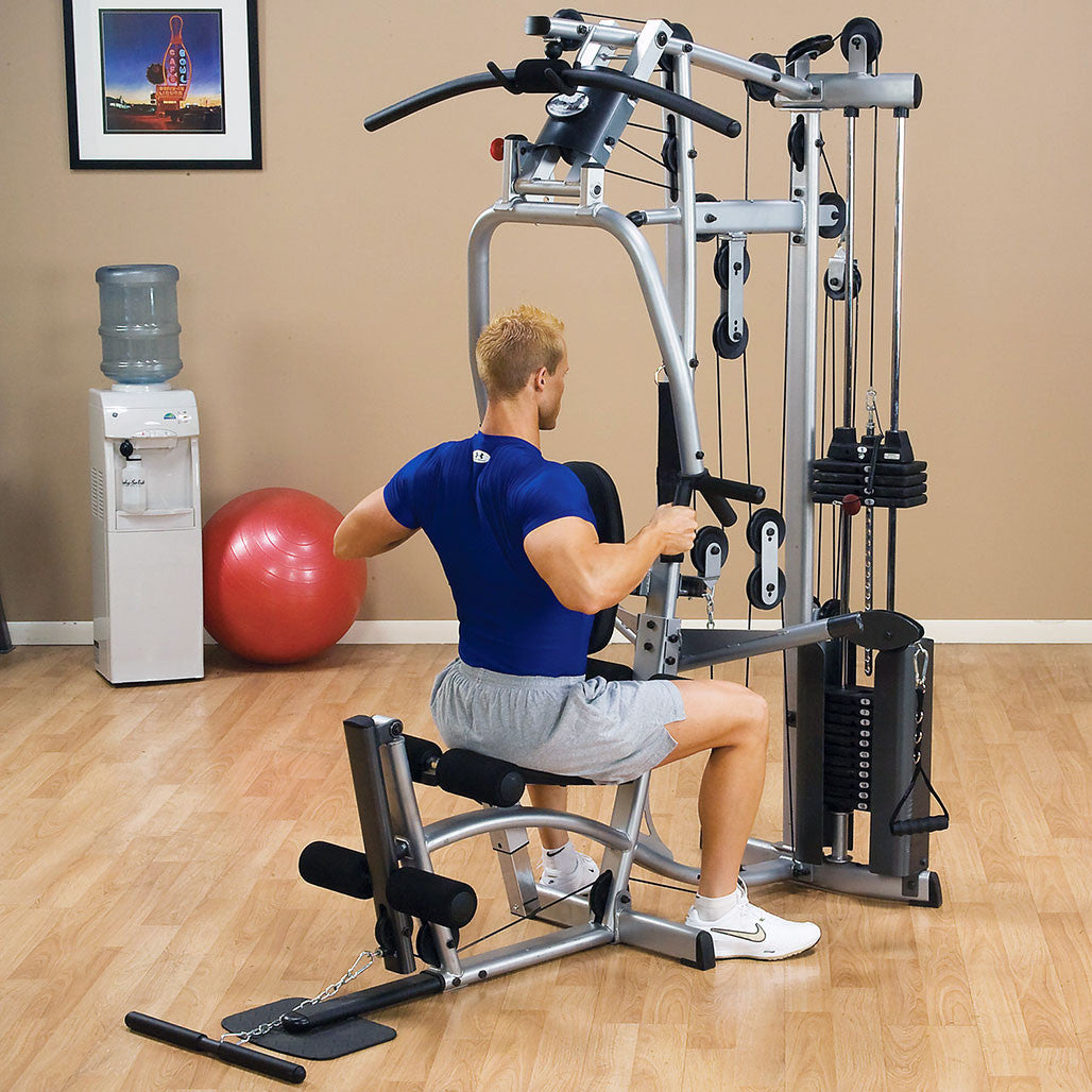 P2X Multi-Station Gym w/Leg Press Attachment & 260 lb Weight Stack