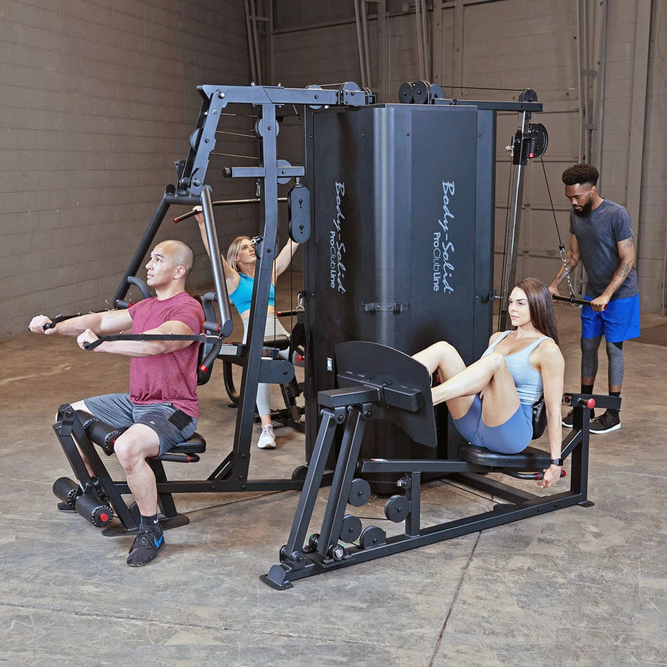 Body Solid S1000 Four-Stack Gym Body Solid Extreme Gyms EXM3000LPS, FSF3 S1000-hero__33767.1745508025