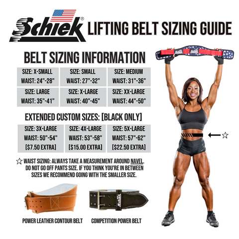 Schiek Model 510 Cross Training, Biking, Cycling, & Fitness Gloves Schiek Variant(s) - Size SCHIEK_LIFTING_BELT_SIZING_GUIDE_1_480x480_7257f638-2d43-4d84-a5ac-65e43de6c65b