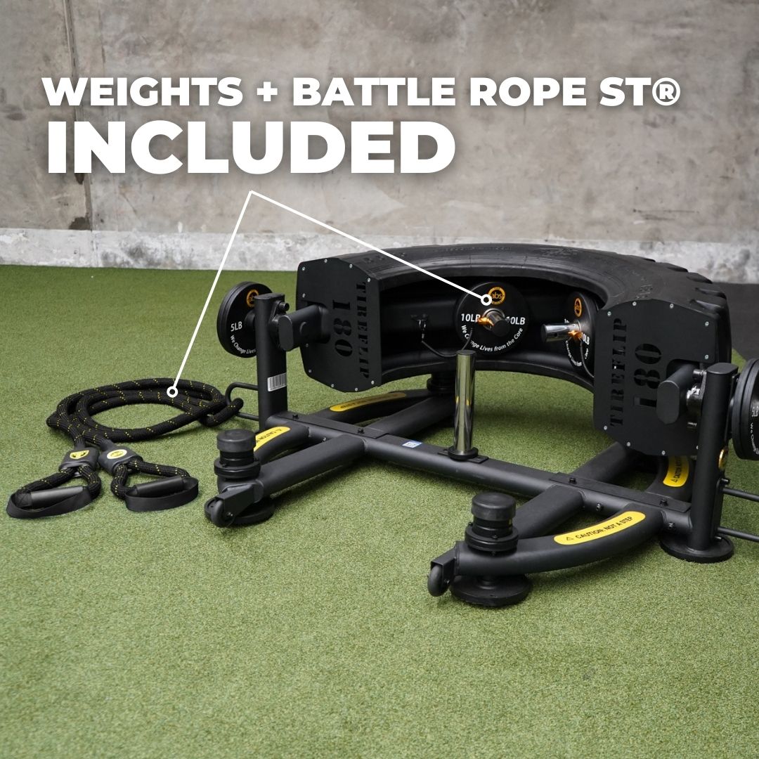 The ABS Company TireFlip 180® System G&G Fitness Equipment Miscellaneous strength accessories, push up bars, chin up bars, trx, gym rings TF180_Carousel_Image_2_203edc3a-abce-4267-aa7f-3a128254d01e