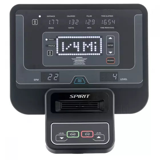 Spirit Fitness CRS800S Recumbent Stepper w/ Swivel Seat - Discontinued