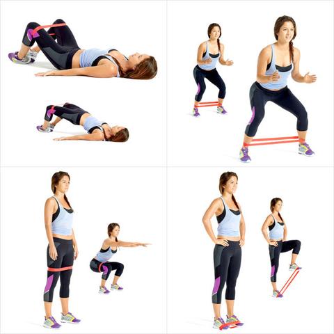 Resistance Exercise Bands (Mini-Bands) Level 1 Element Fitness Variant(s) - Resistance element-fitness_resistance-exercise-bands-mini-bands-level-1_view-3