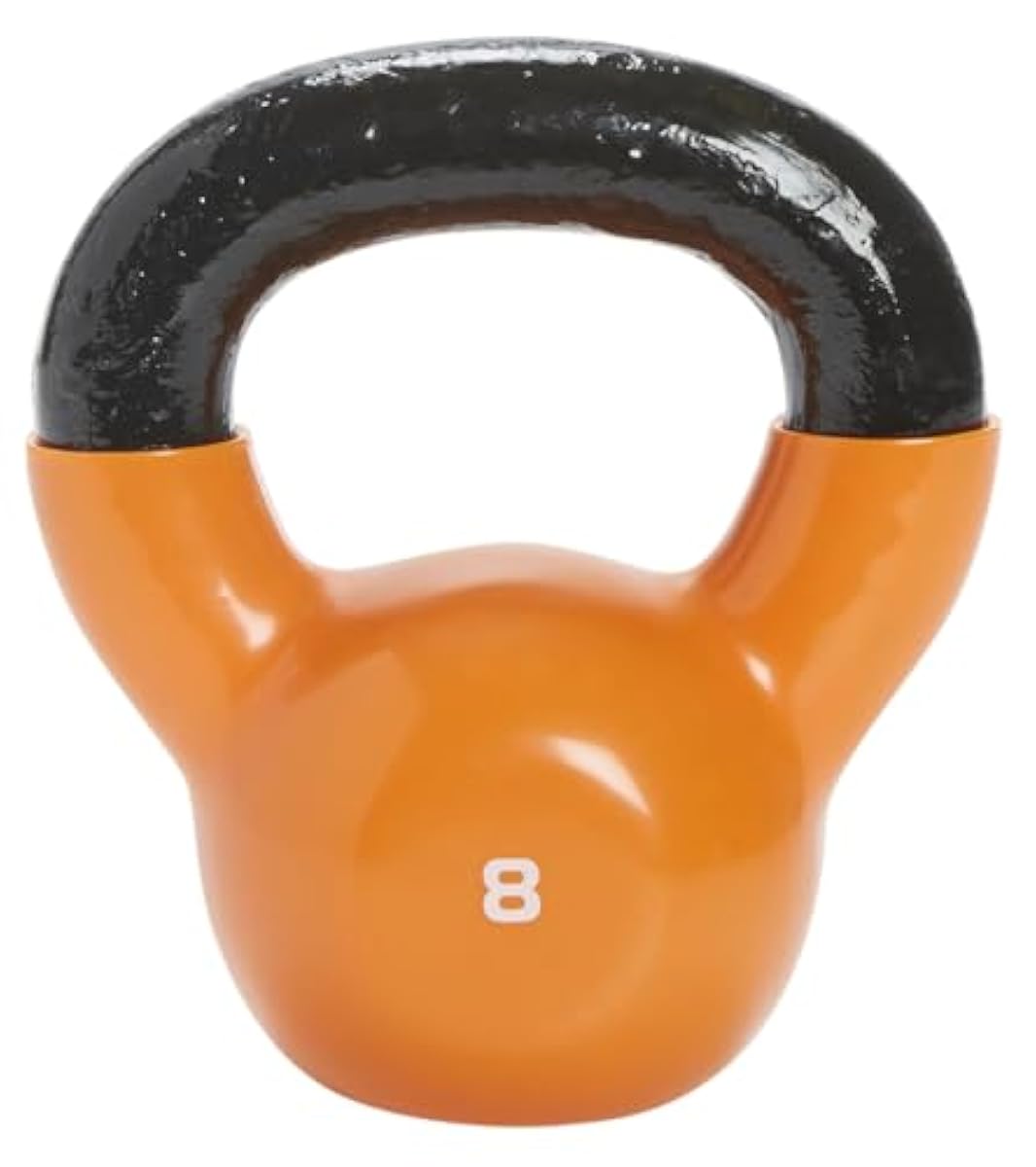 SPRI Deluxe Vinyl Kettlebell, 8 lbs, Single - Final Stock G&G Fitness Equipment Kettlebells gronkfitness_spri-cast-iron-kettlebell-orange-8-pound-final-stock_main