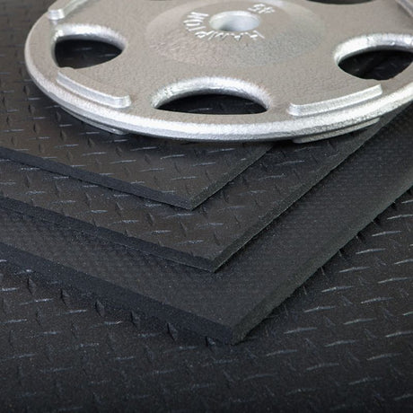 SuperMats MuscleMat 4x6-1/2 Black Mat