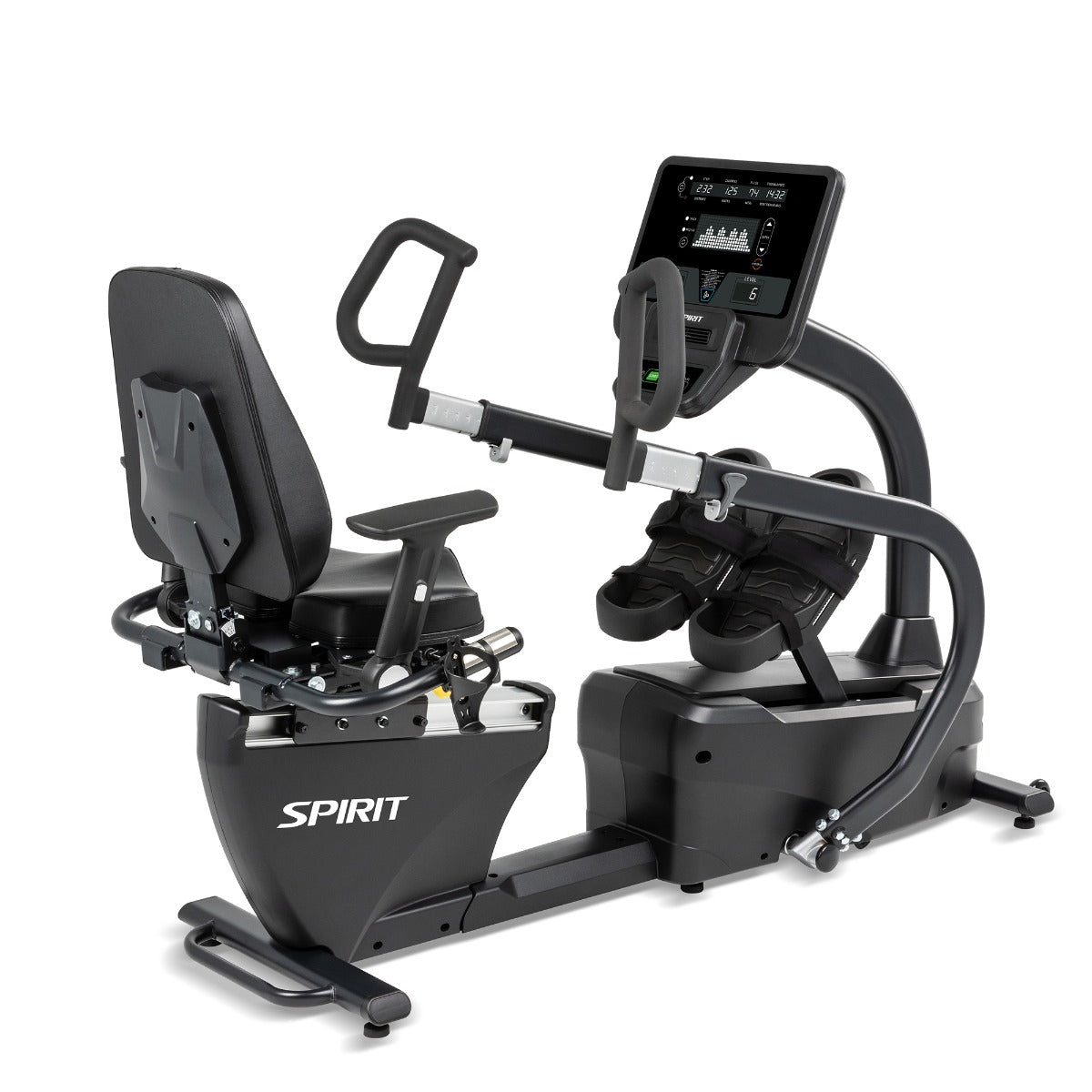 Spirit - CRS800S Recumbent Stepper w/ Swivel Seat Spirit Steppers, recumbent steppers spirit-crs800_black-20241119-7601_1