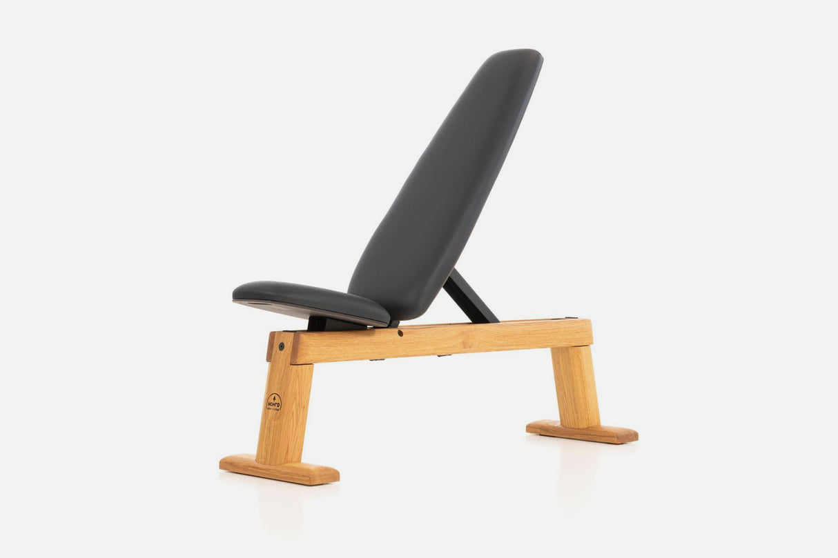 NOHRD WeightBench Oak Artificial Leather Black