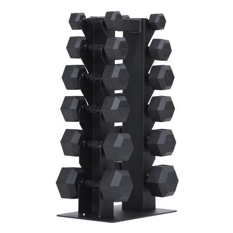 XM Fitness Vertical Dumbbell Rack Holds 6 Pair