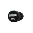 Dumbbell, 10 sided Urethane, Gronk, 100lb - Final Stock Gronk Fitness Products Dumbbells 10_Sided_GFP_DB-100_LB