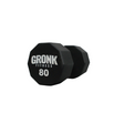 Dumbbell, 10 sided Urethane, Gronk, 80b - Final Stock Gronk Fitness Products Dumbbells 10_Sided_GFP_DB-80_LB