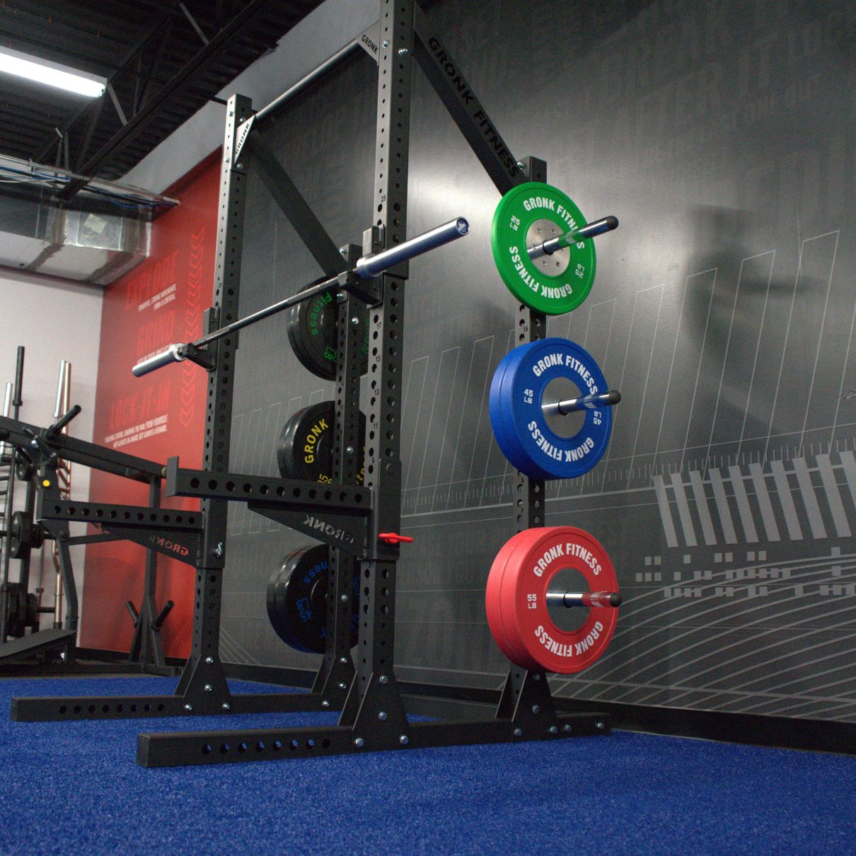 Gronk Fitness Commercial Half Rack Gronk Fitness Products Half rack, power rack or cage, smith, smith add-on 11_1800x1800_09703815-d2a5-4bd6-a7a2-732e64b95948