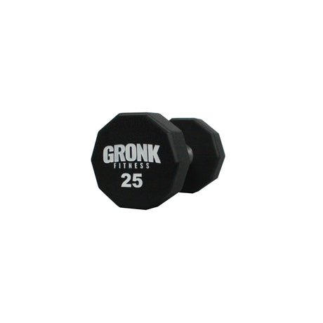 Gronk 10 Sided Urethane Dumbbell 25 lb Gronk Fitness Products Variant(s) - LBWeight 25_76c5dc3f-db0f-47a7-a25d-f3c1cfd6675b