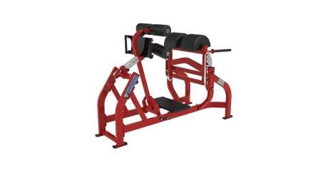 Hammer Strength Fixed Pad Glute/Ham Life Fitness Selectorized, single stack, MTS, Hammer, assembled 280-909-hs-bwghf-01cpr-red