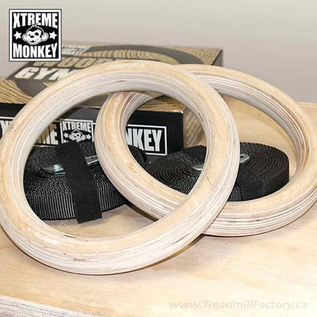 XM Fitness Wood Gym Rings – G&G Fitness Equipment