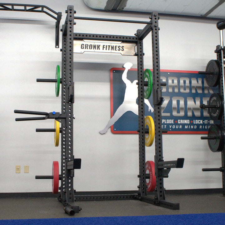 Gronk GridIron Series - Half Rack w/ Dip/Landmine Attachments Gronk Fitness Products Racks, Smith; Athletic (HDT) 3_720x_e6a9bf91-a198-4b73-beea-e58aa5d8e462