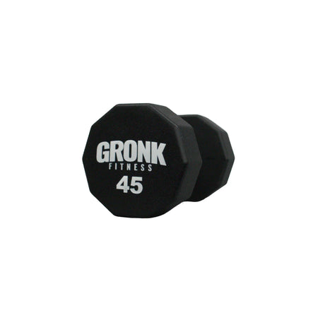 Gronk 10 Sided Urethane Dumbbell 45 lb Gronk Fitness Products Variant(s) - LBWeight 45_a43d58cd-edaf-4cbd-b2e5-fc868fa75931