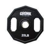 Gronk Fitness 10-Sided Urethane Olympic Grip Plates