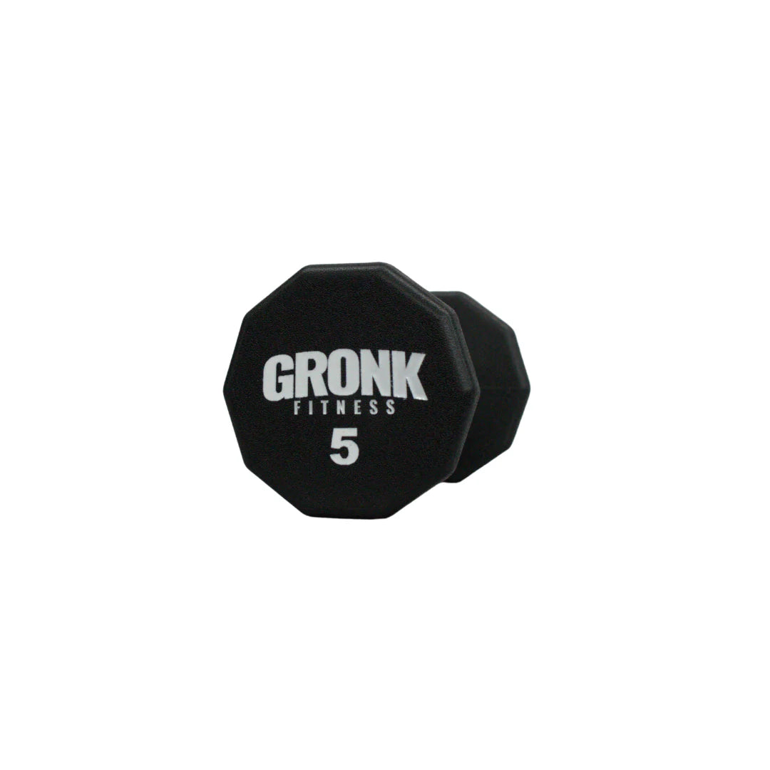 Gronk 10 Sided Urethane Dumbbell 5 lb Gronk Fitness Products Variant(s) - LBWeight 5