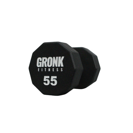 Gronk 10 Sided Urethane Dumbbell 55 lb Gronk Fitness Products Variant(s) - LBWeight 55_23cd35c1-ccbe-465c-9a8e-1fd123fa43ad