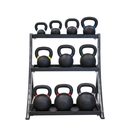 TKO COMPACT 3-TIER KETTLEBELL RACK