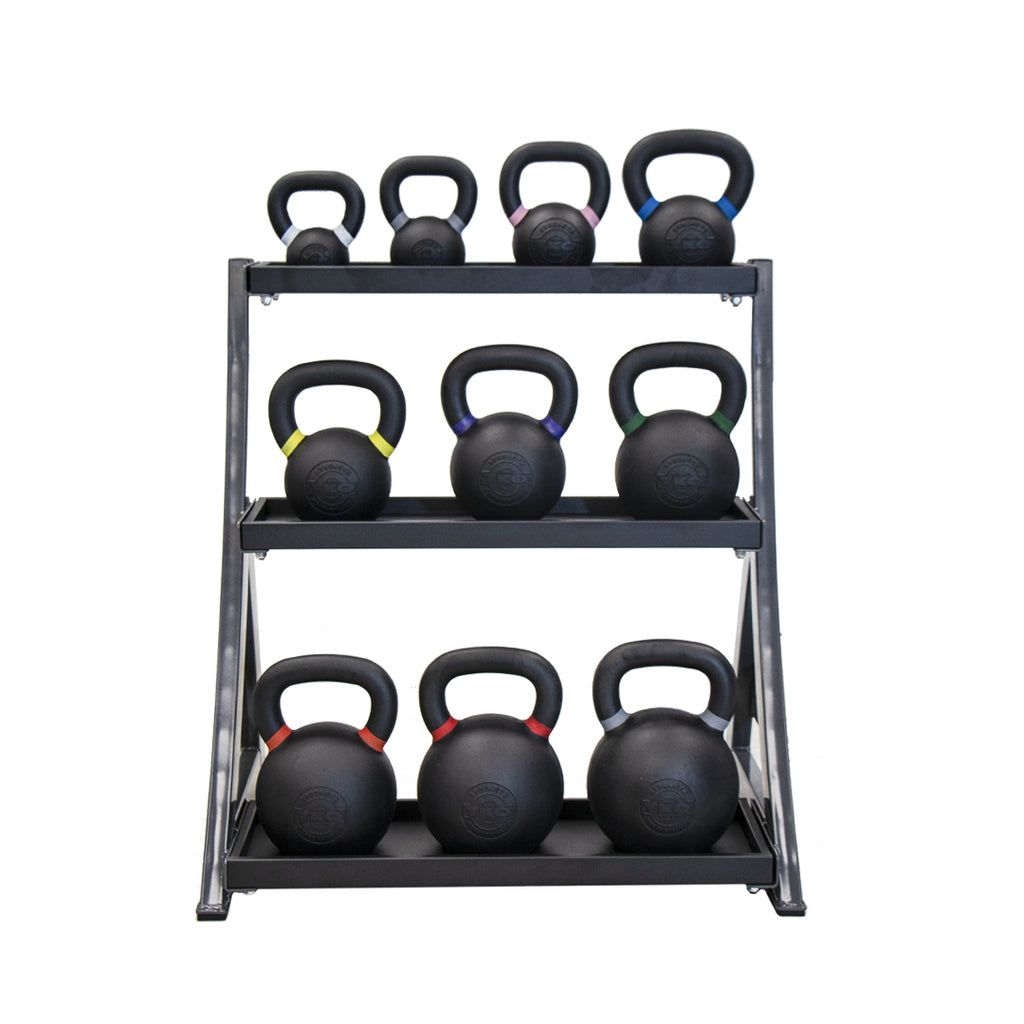 TKO - Three Tier Kettlebell Rack, Black TKO Dumbell racks, power block stand, plate and bar storage, kettlebell racks, ball racks 5_1024x1024_b25d4b8e-9999-4377-b874-a4170a1fa152