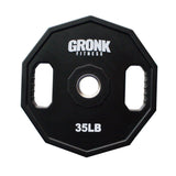 Gronk Fitness 10-Sided Urethane Olympic Grip Plates