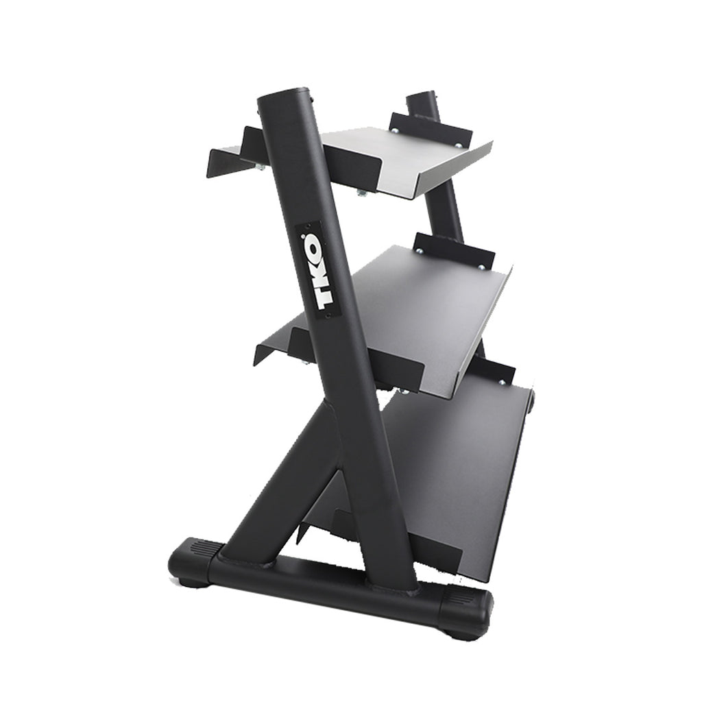 TKO 3-TIER SHELF DUMBBELL RACK – G&G Fitness Equipment