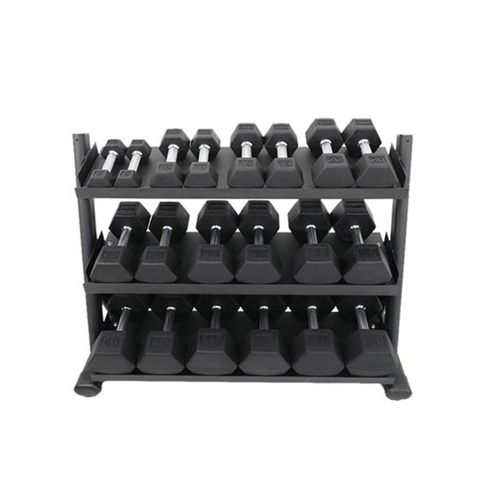 TKO 3-TIER SHELF DUMBBELL RACK – G&G Fitness Equipment
