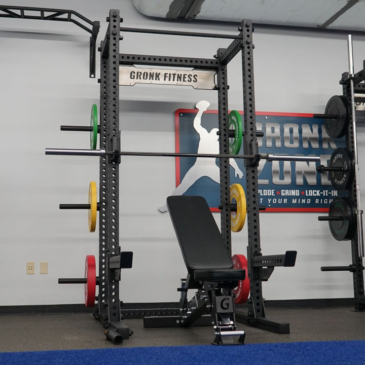 Gronk GridIron Series - Half Rack w/ Dip/Landmine Attachments Gronk Fitness Products Racks, Smith; Athletic (HDT) 6_720x_ccbcb29c-516c-4bba-9382-34696c5d3cfc