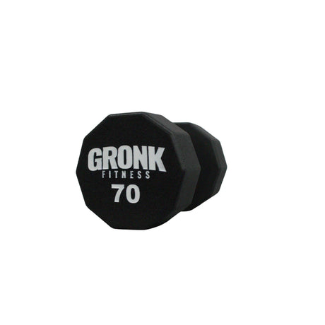 Gronk 10 Sided Urethane Dumbbell 70 lb Gronk Fitness Products Variant(s) - LBWeight 70_d707394c-96a8-4c19-96e7-9a11777f6976