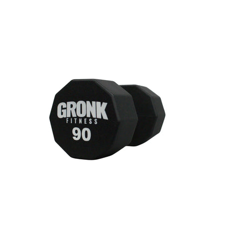 Gronk 10 Sided Urethane Dumbbell 90 lb Gronk Fitness Products Variant(s) - LBWeight 90_06d06f09-e39d-4ee4-8d7a-d94ec456bc10
