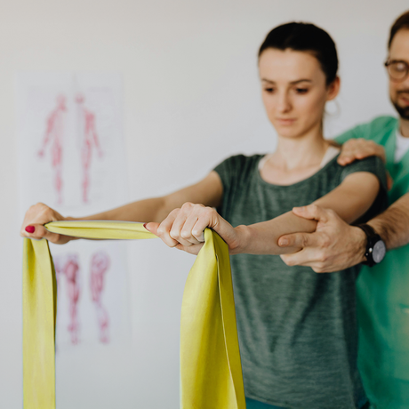 4IN PREMIUM RESISTANCE BANDS LEVEL 1-YELLOW Element Fitness Bands and tubing ELEMENT-ResistanceTapeBands-Yellow_ls