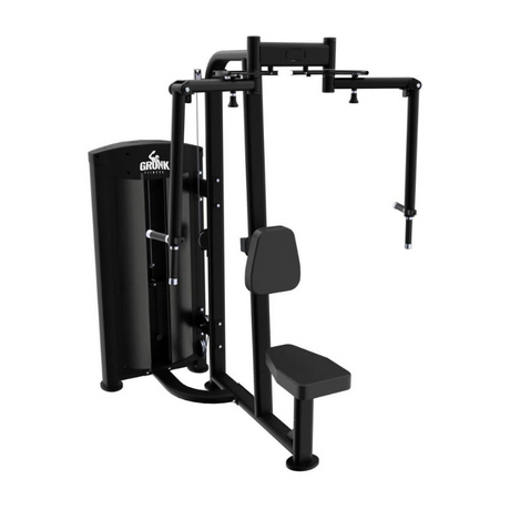 Gronk Fitness Selectorized Pec Fly/Rear Delt - Final Stock Gronk Fitness Products Selectorized, single stack, assembly required ELEMENTFITNESS-COBALTDUALPECTORALFLYANDREARDELTMACHINE_2