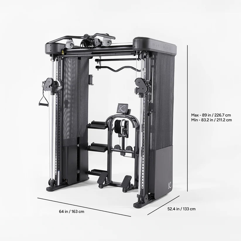 Inspire Series FT2 PRO Smith Functional Trainer Inspire Home Gym, labor intensive installation FT2-PRO_DIMENSIONS_1200x1200_1_1_itytwp_617fb9f7-f361-427a-a54f-8ed47fa5a638