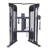 Body Solid - GFT100 Fucntional Trainer, 210lb Stack x2 Body Solid Home Gym, Small; Single stack or a-frame double stack (functional trainer). 5 functions or less GFT100_DSF4308-CUT__92484.1735917362