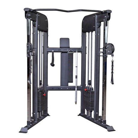 Body Solid GFT100 Functional Trainer, Stack x2 Body Solid Home Gym, Small; Single stack or a-frame double stack (functional trainer). 5 functions or less GFT100_DSF4308-CUT__92484.1735917362