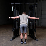 Body Solid GFT100 Functional Trainer, Stack x2 Body Solid Home Gym, Small; Single stack or a-frame double stack (functional trainer). 5 functions or less GFT100_DSF4323__75675.1735917362