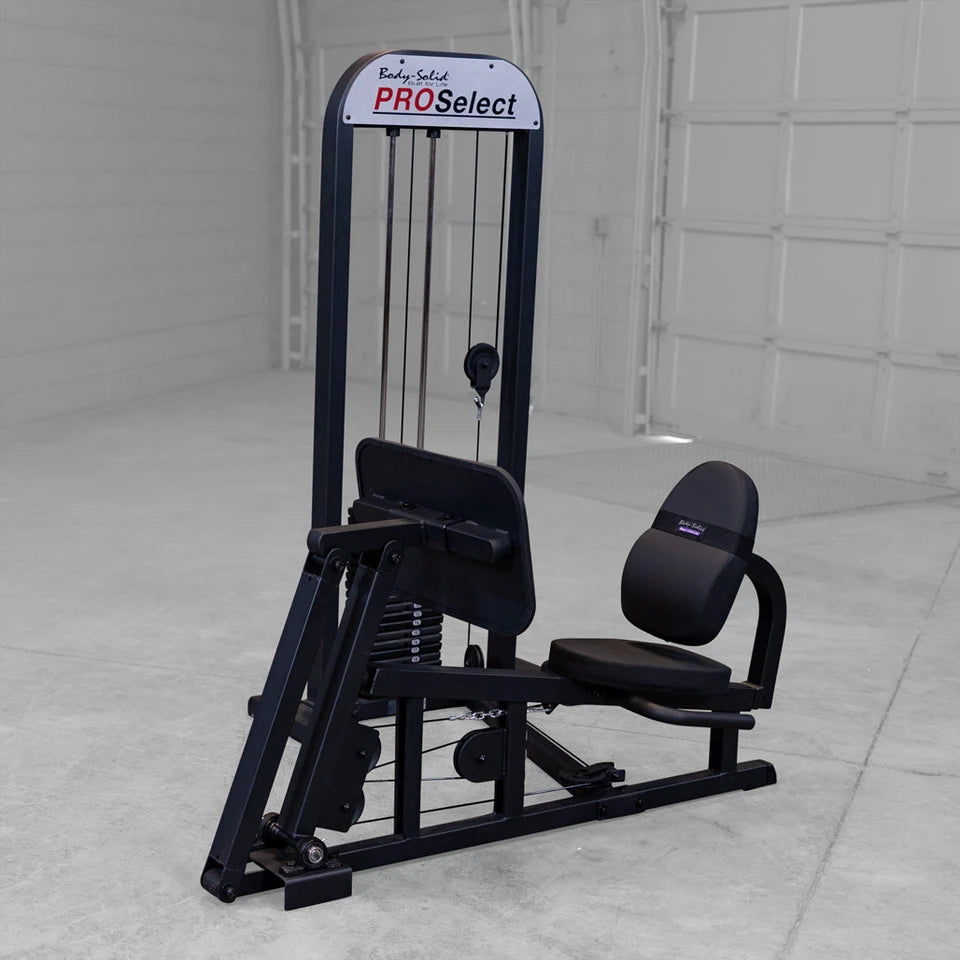 Body Solid GLP-STK Pro Select Leg Press, 310lb Stack Body Solid Home Gym, Small; Single stack or a-frame double stack (functional trainer). 5 functions or less GLPB-with-STK_0O2A4643-1028__03420.1775755631_e30d1fac-78ae-4faf-b459-afc463fdee97