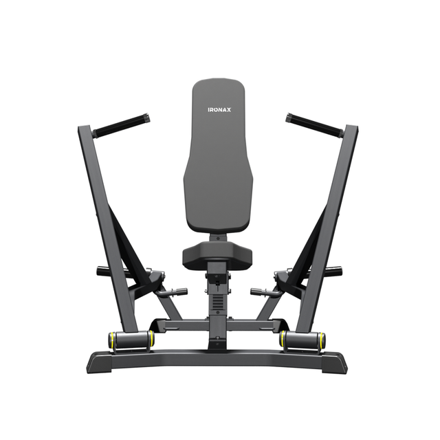 IRONAX XC-SCP SEATED CHEST PRESS Ironax Selectorized, single stack, MTS, Hammer, assembled IRONAXIMPULSE70179-3