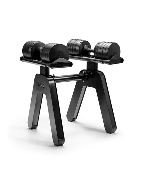 SMRTFT NÜOBELL Stand for 100lb - Double Leg (Black) SMRTFT Dumbell racks, power block stand, plate and bar storage, kettlebell racks, ball racks NuoBell_Stand_Black_1_2_1920px_f077eea6-68c7-4a0c-9039-92786c301d73_1_r9zktw