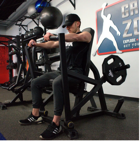 Gronk Fitness Seated Chest Press - Plate Loaded – G&G Fitness Equipment