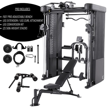 FT2 PRO Fully Loaded | Includes Adjustable Bench | Leg Extension / Leg Curl Attachment Inspire Smith Machine Subheading_7