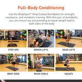 Elivate Body Sport Vinyl Dumbbells Elivate Variant(s) - LBWeight W-BDSVDB-3_9bfd1b63-c226-42de-ad23-e60867e052af